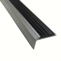 Алюминиевый угол-порог 3 м чёрный ()