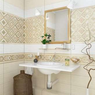 Плитка для ванной Alma Ceramica Alba