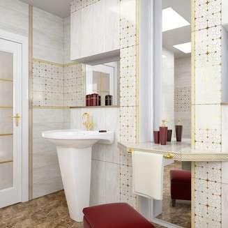Плитка для ванной Alma Ceramica Романо