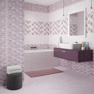 Плитка для ванной Alma Ceramica Zena