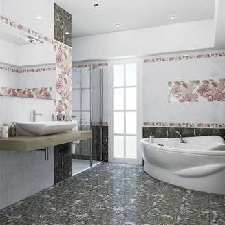 Плитка для ванной Ceramica Classic Argos Flowers