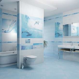 Плитка для ванной Cerrol Porto Dolphins