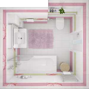 Плитка для ванной Cersanit Aster