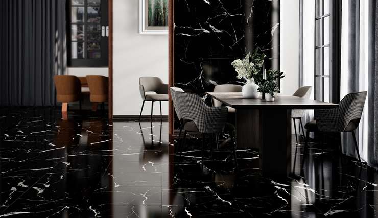 ��������� Eurotile Statuario Black