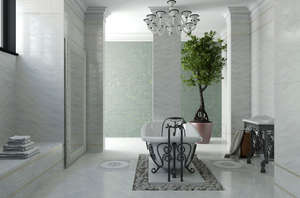 Плитка для ванной Golden Tile Carrara