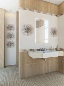 Плитка для ванной Golden Tile Зебрано