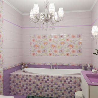 Плитка для ванной Gracia ceramica Aquarelle
