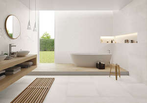 Плитка для ванной Ibero Elevation White