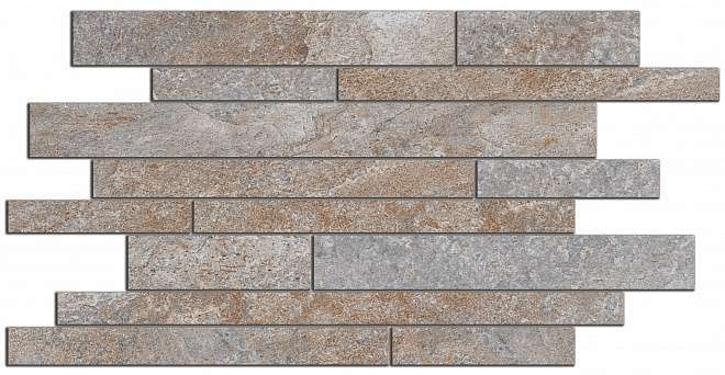 Kerama Marazzi Тревизо Серый светлый мозаичный 50,2х25
