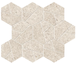 White Mosaico Hex  28.5x25 (285x250)