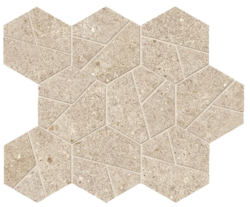 Cream Mosaico Hex  28.5x25 (285x250)