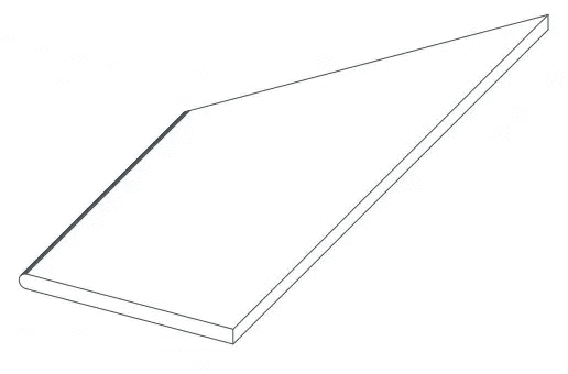 Atlas Concorde Rinascente Clay Round Angolo Sx LASTRA 60x30
