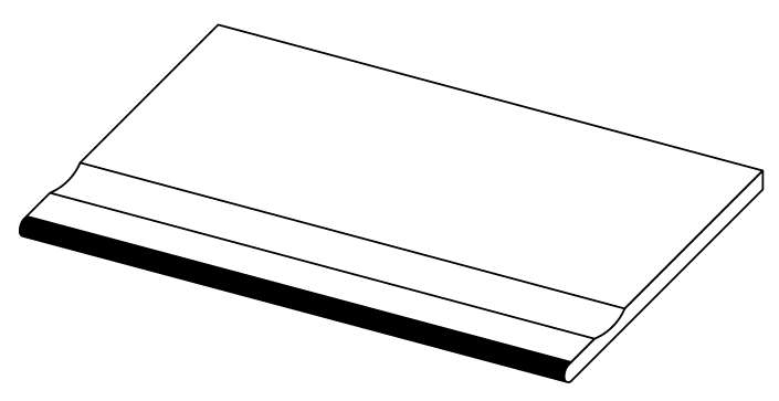 Atlas Concorde Rinascente Grey Bordo Piscina LASTRA 60x30