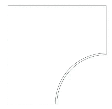 Atlas Concorde Rinascente Clay Bordo Curvilineo Round LASTRA 60x60