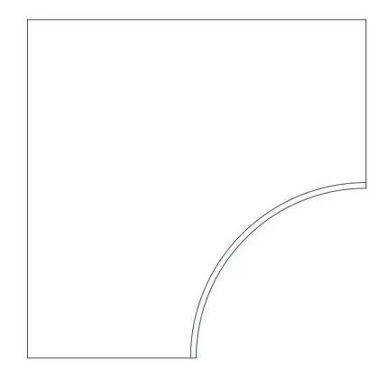 Grey Bordo Curvilineo Round LASTRA 60x60 (600x600)