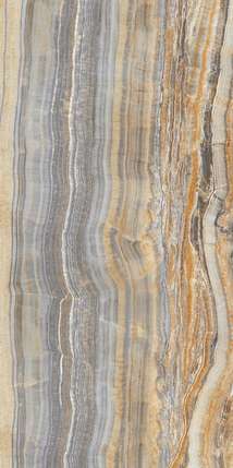 Ariostea Ultra Onici Grey Onyx Vein Cut Luc. Shiny 75x150 6mm