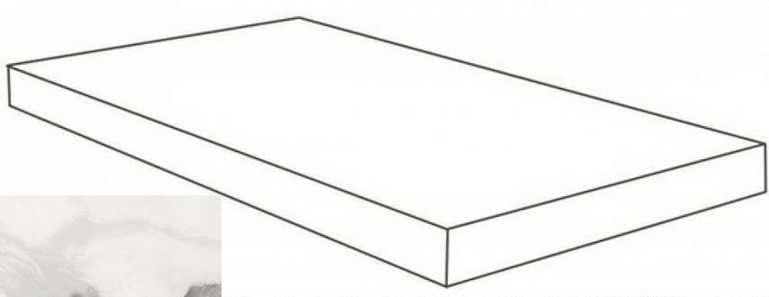 Oyster White Scalino Angolare Dx 33x120 Cer (1200x330)