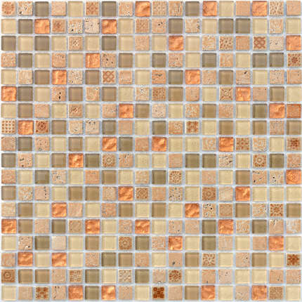 Caramelle Mosaic Naturelle Cozumel 15x15x4