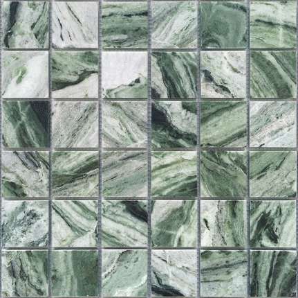 Caramelle Mosaic Pietrine Onice Verde oliva POL 48x48x7