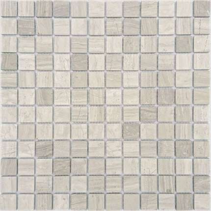 Caramelle Mosaic Pietrine Travertino Silver MAT 23x23x4 (PET)