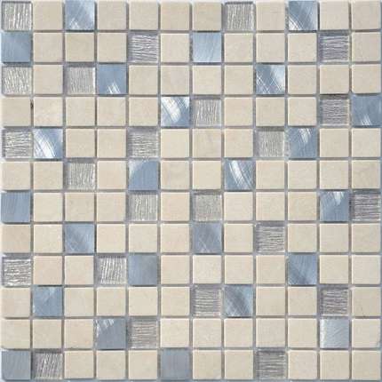 Caramelle Mosaic Silk Way Cream Velour 23x23x4