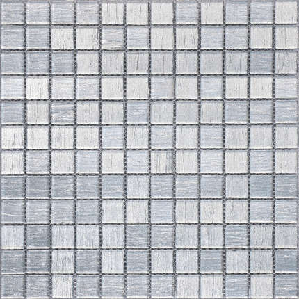 Caramelle Mosaic Silk Way Silver Satin 23x23x4