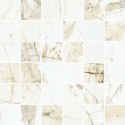 Coliseumgres Canova White Mosaico 30x30