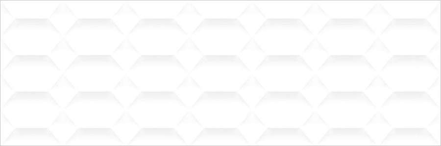 White Hexa 90x30 (900x300)