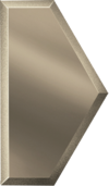Бронзовая Полусота с фацетом 10 мм (100x173)