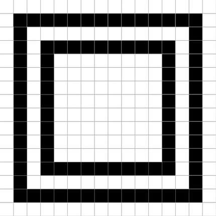 DUNE Black & White Grid 20