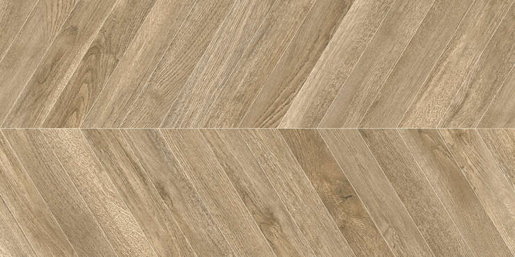 Delacora Walnut Chevron Light  Carving- 60x120