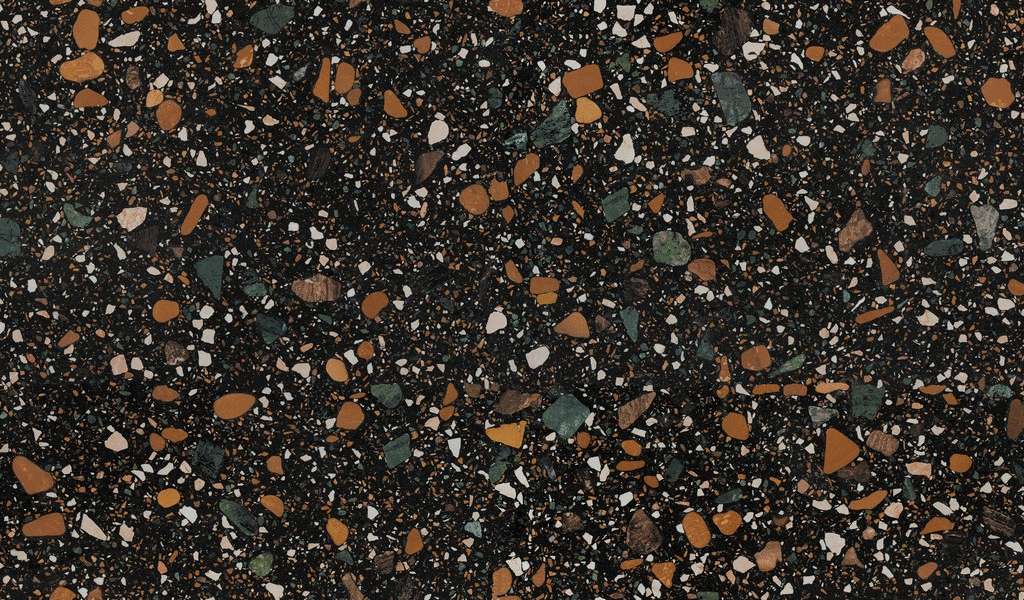 Ennface Industrial Terrazzo Black Matt 80x160 -2