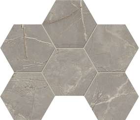 Grey BR03 Hexagon 28.5x25 Полированная (285x250)