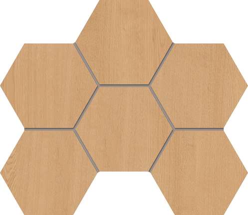 Estima Classic Wood CW04 Honey Oak Hexagon  28.5x25