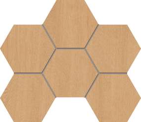 CW04 Honey Oak Hexagon  28.5x25 (285x250)