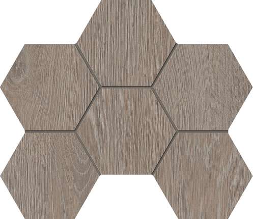 Estima Kraft Wood KW02 Light Grey Hexagon 25x28.5 