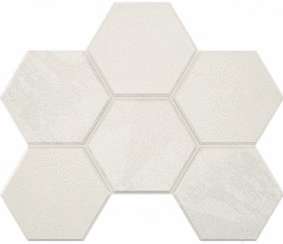 LN00-TE00 White Hexagon 25x285 неполированная (285x250)