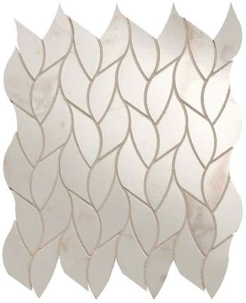 FAP Ceramiche Roma Gold Calacatta Delicato Leaves Mosaico 25.9x30.9