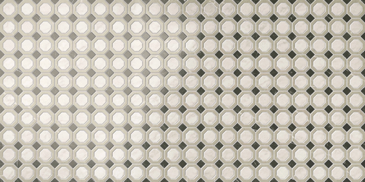 Gardenia Orchidea Bon Ton Octagon Antique 3D Ret 60x120