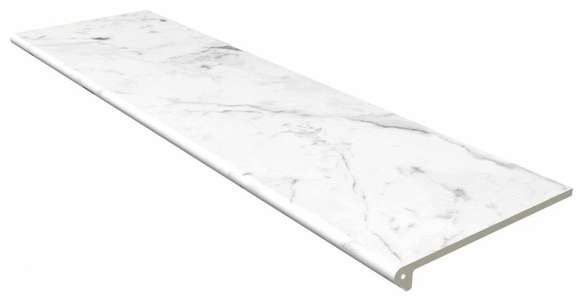 Carrara Blanco Peldano Redondeado 120 (1200x300)