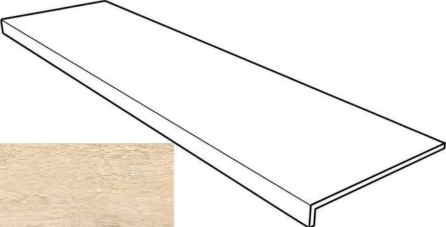  Rounded Liso Smooth Haya 33x120 (1200x330)
