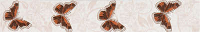 Ida Seramik Defne Border Butterfly 40x6,5
