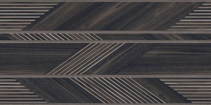 Infinity Ceramic Hazzel Wood Black Matt 60x120
