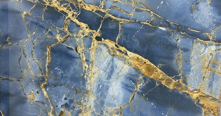 Italica Kazan Gold Blue High Gloss 60x120