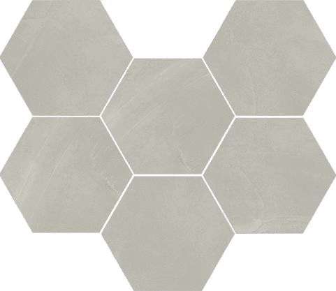 Silver Mosaico Hexagon (250x290)