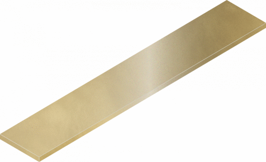 Brass Gold Scalino 160 Angolare Sx (1600x330)