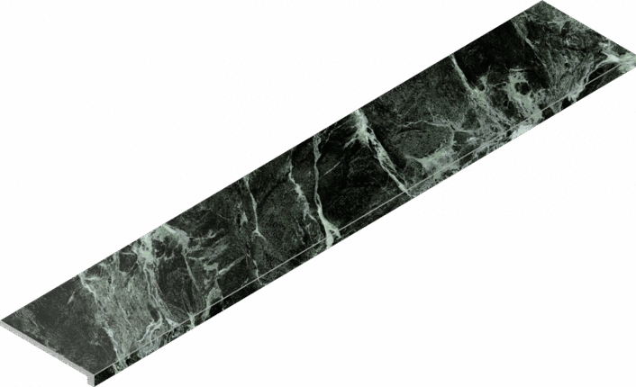 Italon Magma Alpi Green Cerato Scalino Frontale 33x160