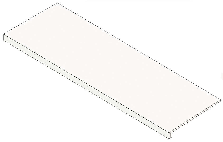 Statuario White Scalino 120 Frontale (1200x330)