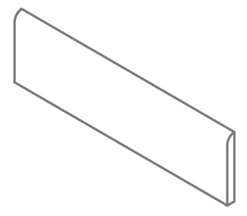 Italon Forum Slim Silver Battiscopa 7.2x60