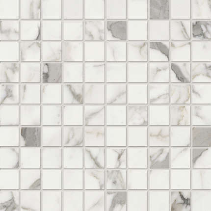 Keope Ceramiche Elements LUX Calacatta Mosaico Lappato 30x30